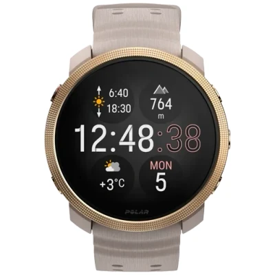 Abbildung von Polar Vantage M3 Gold (Beiges Silikon Armband)