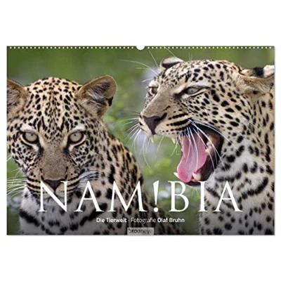 Abbildung von Namibia Die Tierwelt (Wandkalender 2025 DIN A2 quer), CALVENDO Monatskalender
