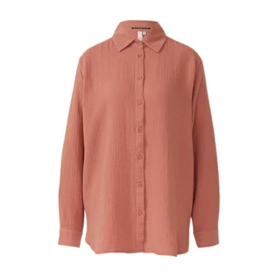 Abbildung von QS Hemdbluse, Damen, Größe: 44, Papaya
