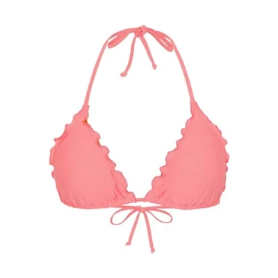 Abbildung von Chiemsee Unifarbendes MIT RÜSCHENDETAILS Bikinitop, Damen, Größe: 36, Shell pink