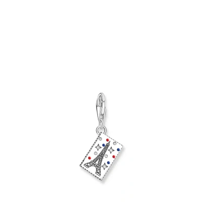 Abbildung von THOMAS SABO Charm Einhänger Eiffelturm Briefmarke, 2082 691 7, mit Zirkonia (synth)