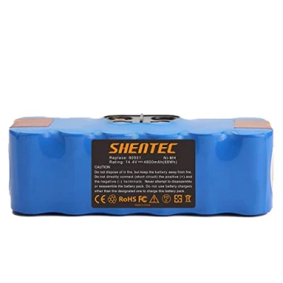 Abbildung von Shentec 14.4V 4800mAh NI MH Ersatz für Akku Roomb 620 500 510 520 530 531 532 533 535 540 545 550 552 560 562 570 580 581 585 595 600 610 630 650 660 700 760 770 780 790 800 870 880
