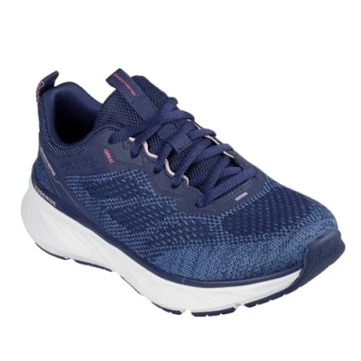 Abbildung von Skechers NVPK Edgeridepower FLOW Sneaker low Navy knit pink trim, Damen, Größe: 37, trim Schuhe