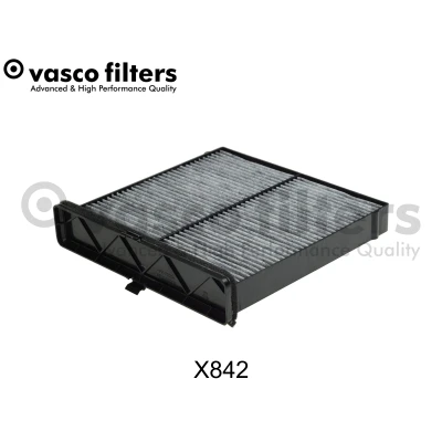 Abbildung von DAVID VASCO X842 Innenraumfilter Aktivkohlefilter 210mm 197mm 41mm MAZDA: 3 Schrägheck, Limousine, CX 30