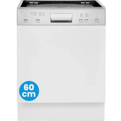 Abbildung von Bomann Spülmaschine Geschirrspüler 60cm, teilintegrierte Ausführung, sehr leise, teilintegriert 60 cm, automatische Türöffnung, inkl. Aquastop, 40 65C, 6 Programme GSPE 7423 TI