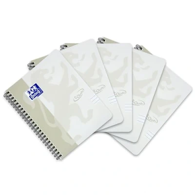 Abbildung von Oxford Touch Collegeblock A5 Liniert 140 Seiten Weiss 5er Pack