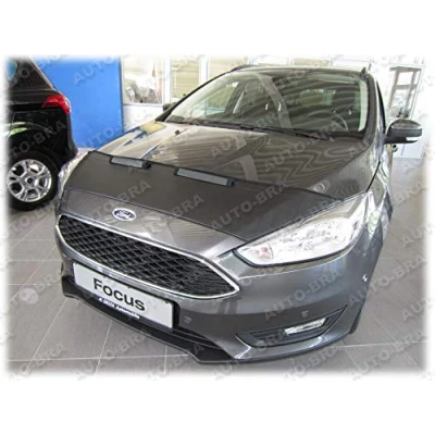 Abbildung von AB 00314 Auto Bra kompatibel mit Ford Focus 3 III 2014 2018 Haubenbra Steinschlagschutz Tuning Bonnet