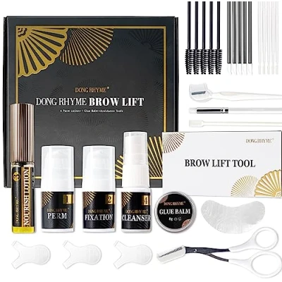 Abbildung von Augenbrauen Lifting Set, Laminierung Kit Brow Set Lift Professionelles Semipermanentes Makeup Tools für den Home Salon