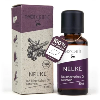 Abbildung von NeoOrganic® bio nelkenöl [Premium Grade] Gewürznelkenöl naturreines ätherisches Nelken Öl aus CO2 Extraktion zum einnehmen Duftöl Clove Oil 30ml