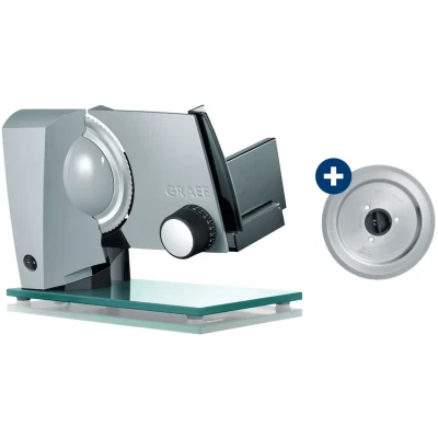Abbildung von Graef Allesschneider &quot;Sliced Kitchen S12120OT TWIN&quot;, 170 W, inkl. Schinkenmesser im Wert von 34,99 UVP