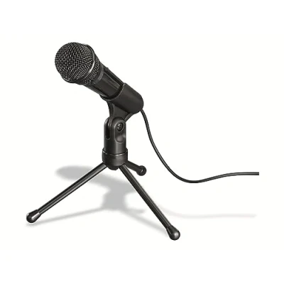 Abbildung von Hama MIC 935 Allround PC Mikrofon Schwarz Kabelgebunden inkl. Stativ, 175165