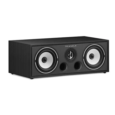 Abbildung von Triangle BOREA BRC1 Home Theater Center Lautsprecher 2 Wege Belastbarkeit 100W Leistung 90 dB/W/m Bassreflex 485 x 176 274 mm Schwarz
