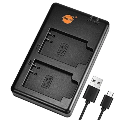 Abbildung von DSTE MH 65 Batterie USB Dual Quick Ladegerät Compatible für EN EL12,ENEL12,Coolpix P300,S630 S640,S800c,S1000pj,S6000,AW100,AW120s