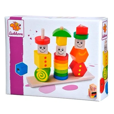Abbildung von Eichhorn Steckpuzzle Figuren Steckpuzzle, 21 Puzzleteile, Made in Germany, FSC® schützt Wald weltweit