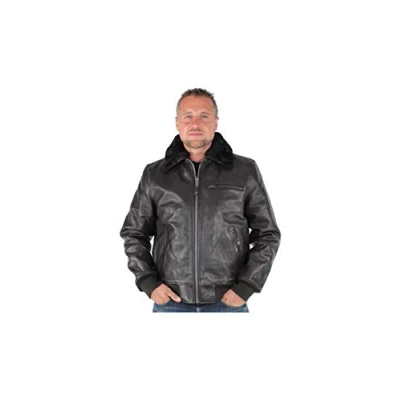Abbildung von Schott NYC Herren Lederjacke LC 1380, Gr. X Large, Braun