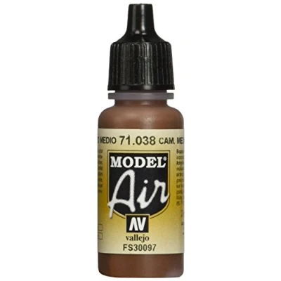 Abbildung von Vallejo Model Air Acrylfarbe, 17 ml Camouflage Medium Brown