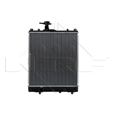 Abbildung von NRF 53824 Kühler, Motorkühlung Aluminium 378 375 26 Kühlrippen gelötet SUZUKI: IGNIS I, 2, SUBARU: JUSTY 3, OPEL: Agila A