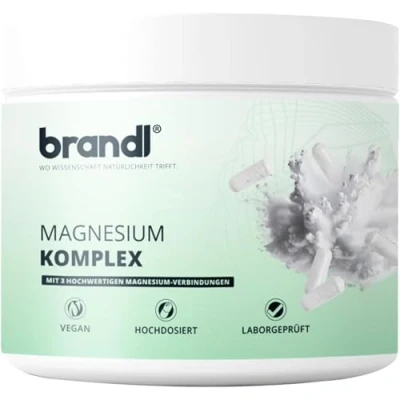 Abbildung von brandl® Magnesium Kapseln hochdosiert Premium Komplex Unabhängig laborgeprüft 180 St