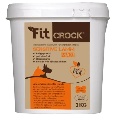 Abbildung von Fit Crock Sensitive Lamm Maxi 3 kg