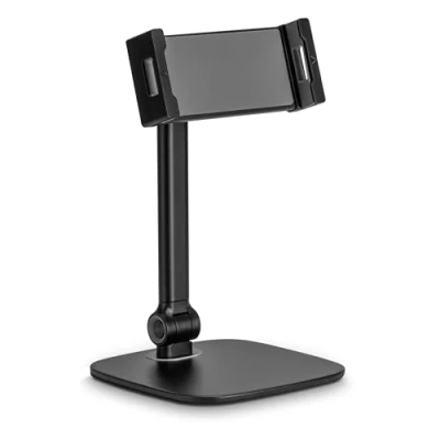 Abbildung von InLine Tablet Halterung mit Standfuß, Tischhalterung, Ständer, verstellbar, universal, bis 12,9&quot;, für iPad Pro, Air, Mini, Samsung Tab, Huawei und weitere, schwarz, 55720S