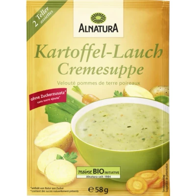 Abbildung von Alnatura Bio Kartoffel Lauch Suppe, 58g