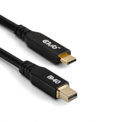Abbildung von Club3D CAC 1561 USB Typ C auf MiniDisplayPort DP40 bidirektionales VESA zertifiziertes Kabel 2m