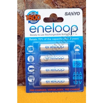 Abbildung von Sanyo eneloop Batterien AAA Micro 4er Pack