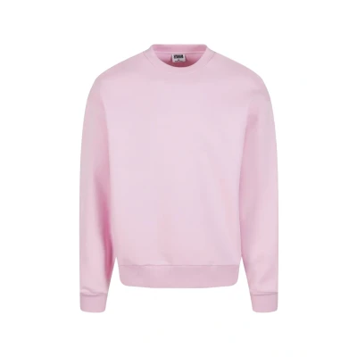 Abbildung von Urban Classics Fluffy Crewneck Sweatshirt, Herren, Größe: Medium, Softpink