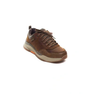 Abbildung von Skechers Herren BENAGO Men Sneaker, Dark Brown Waterproof Leather, 48.5 EU