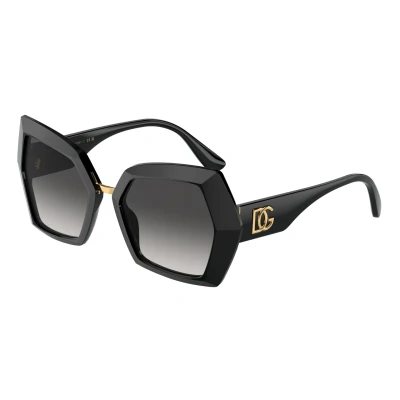 Abbildung von Dolce&amp;Gabbana Sonnenbrille, Damen, Größe: 54, Black