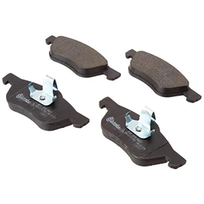 Abbildung von BREMBO P 56 037 Bremsbelagsatz exkl. Verschleißwarnkontakt ohne Zubehör NISSAN: Primera Limousine, Hatchback, Kombi