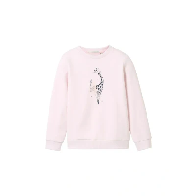 Abbildung von TOM Tailor Motivprint Sweatshirt für Kinder, Größe: 92/98, Faded primrose