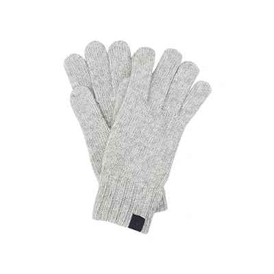 Abbildung von TOM TAILOR Herren Winterhandschuhe aus Strick, Grey Heather Melange, S/M