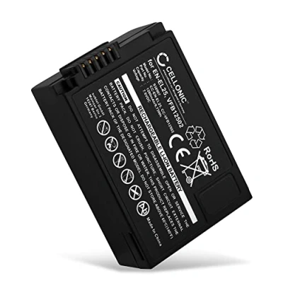 Abbildung von CELLONIC EN EL25, VFB12502 Akku kompatibel mit Nikon Z fc, 50, 30, 7.6V 1280mAh