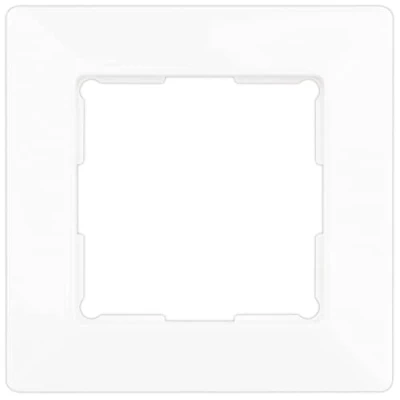 Abbildung von REV 0236810104 Quadro, 1 fach Rahmen Steckdose, Lichtschalter etc., weiss