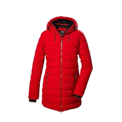 Abbildung von killtec Damen Steppparka/Parka mit Kapuze KOW 55 WMN QLTD PRK, dunkelrot, 42, 41809 000