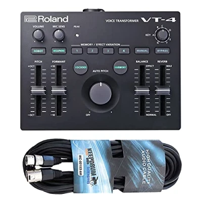 Abbildung von Roland Aira VT 4 Voice Transformer + keepdrum XLR Kabel 6m