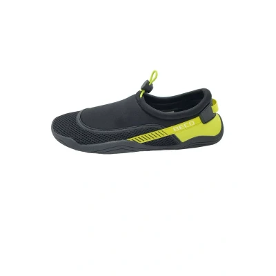 Abbildung von BECO the world of aquasports Wassersportschuhe MAUI Beach Wassersportschuh schwarzgrün, Größe: 38, Schwarz grün Gummi/textil