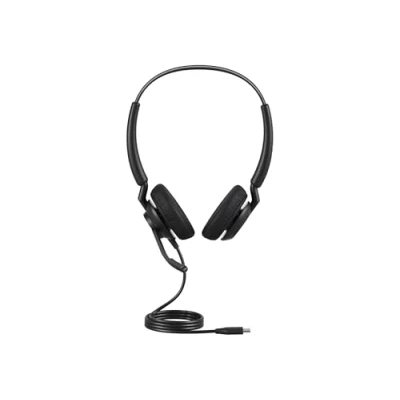 Abbildung von Jabra Engage 40 kabelgebundenes Stereo Headset mit geräuschunterdrückender 2 Mic Technologie und USB C Kabel, Ultraleicht Allen führenden UC Plattformen wie Zoom Unify kompatibel schwarz