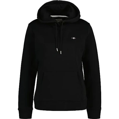 Abbildung von GANT Kapuzenpullover, Herren, Größe: Large, Black