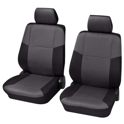 Abbildung von PETEX Auto Sitzbezüge für Vordersitze 4 teilig Sylt schwarz, Eco Class mit SAB 2