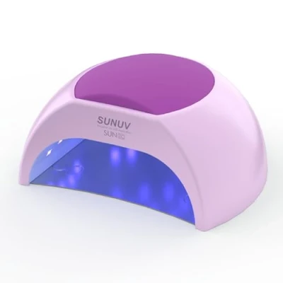 Abbildung von SUNUV SUN2C Nageltrockner UV LED Nagellampe für Gelnägel, 10, 30, 60, 90s Timer, Automatischer Infrarotsensor, Geeignet Maniküre und Pediküre, Geschenk Frauen (Lila)