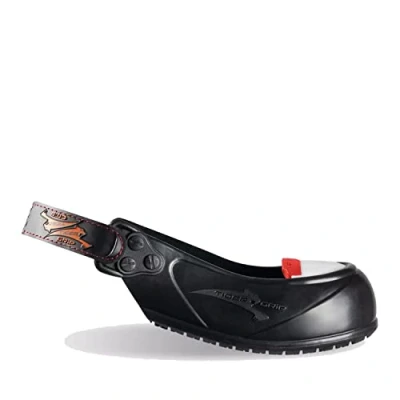 Abbildung von Tiger Grip VISITOR METAL FREE Sicherheits Überschuh, schwarz, medium (38 43 rot), nichtmagnetisch