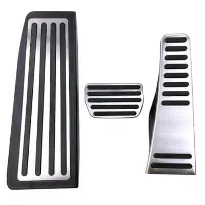 Abbildung von Auto Pedal Für Volvo XC60 XC90 S90 V90 2015 2024 Edelstahl Gaspedal Kraftstoff Bremse Fußstütze Pedale Abdeckung Bremspedalabdeckung(60 18 24 3PCS)