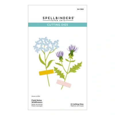 Abbildung von Spellbinders Field Notes Wildflowers Etched Dies (S4 1369)