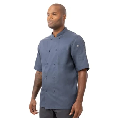 Abbildung von Chef Works Herren Montreal Cool Vent Coat Kochmantel, Blau, Large