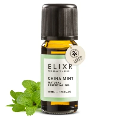 Abbildung von ELIXR Minzöl kaufen. Natürliche Wirkung bei Erkältung und Kopfschmerzen. Ätherisches Öl 10ML von den Aromatherapie Experten aus Die Höhle der Löwen