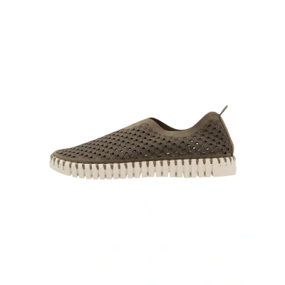 Abbildung von Ilse Jacobsen Tulip Slipper, Damen, Größe: 36, Khaki Textil