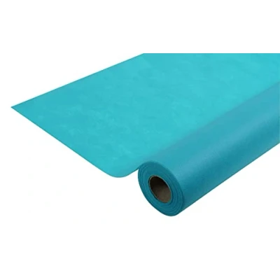 Abbildung von Pro Nappe Pronappe Tischdecke R782528I Einweg aus Spunbond Vlies Länge 25m Breite 1,20m (pro Rolle) Farbe Türkisblau Reißfestes, wasserabweisendes und abwischbares Material