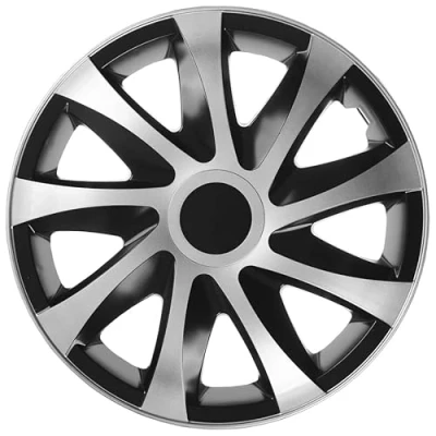 Abbildung von Radkappen 16 Zoll Radzierblenden Nrm Draco CS Schwarz Radblenden 4 Stück Black (16 Zoll)